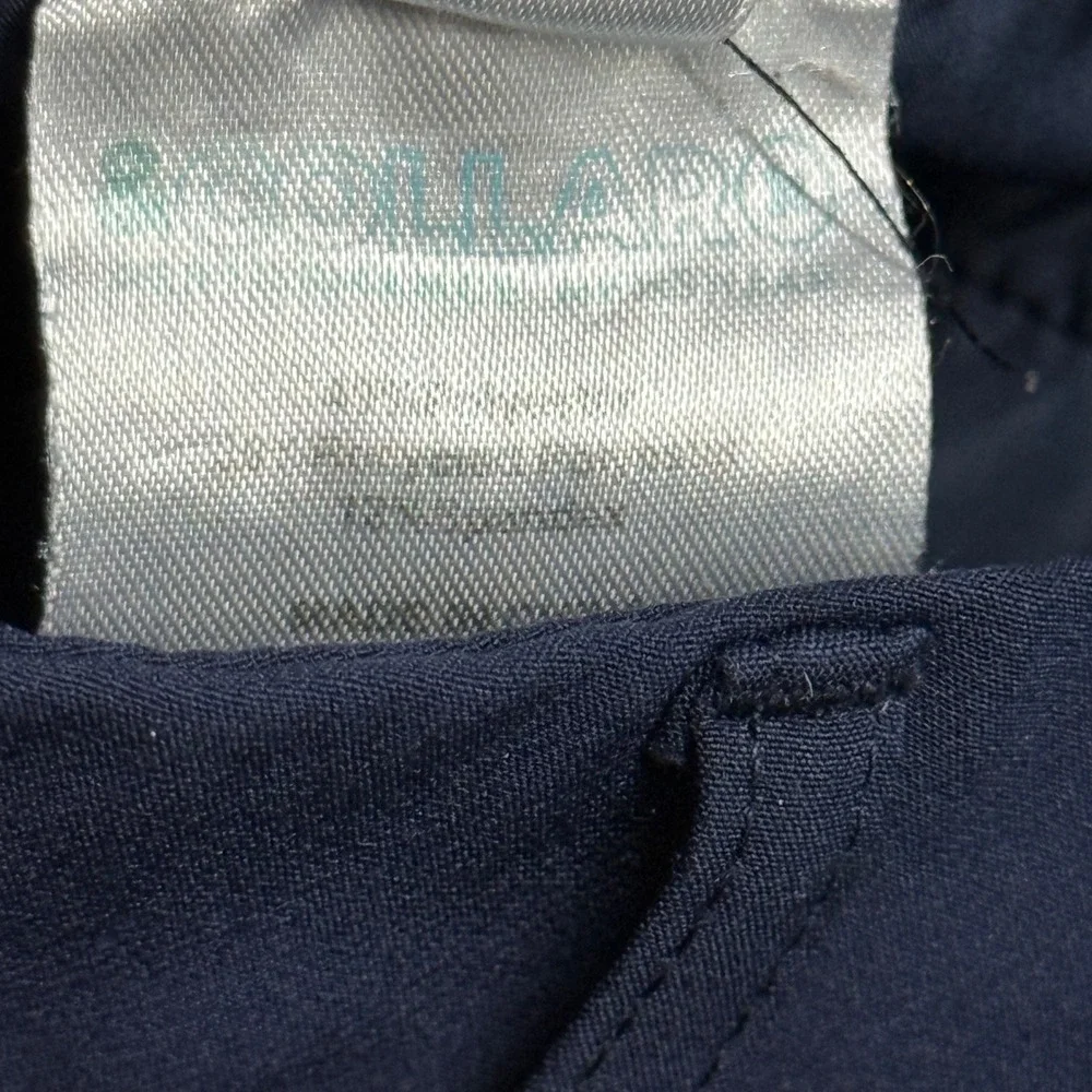 Collard Mens Golf Pants Navy Blue Stretch Recycled Blend Tapered‎ 32x34